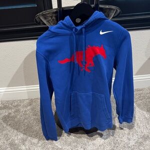 Nike Blue and Red Men's Sweater